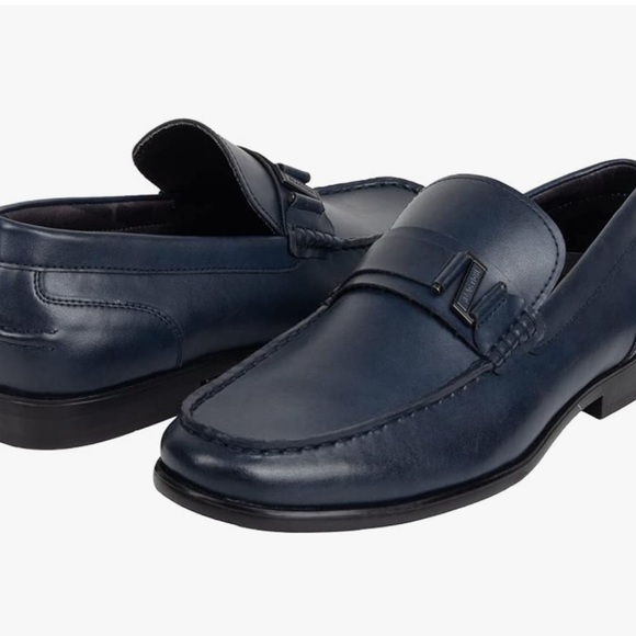 Kenneth Cole Reaction Men's Blue Loafers - Picture 8 of 12